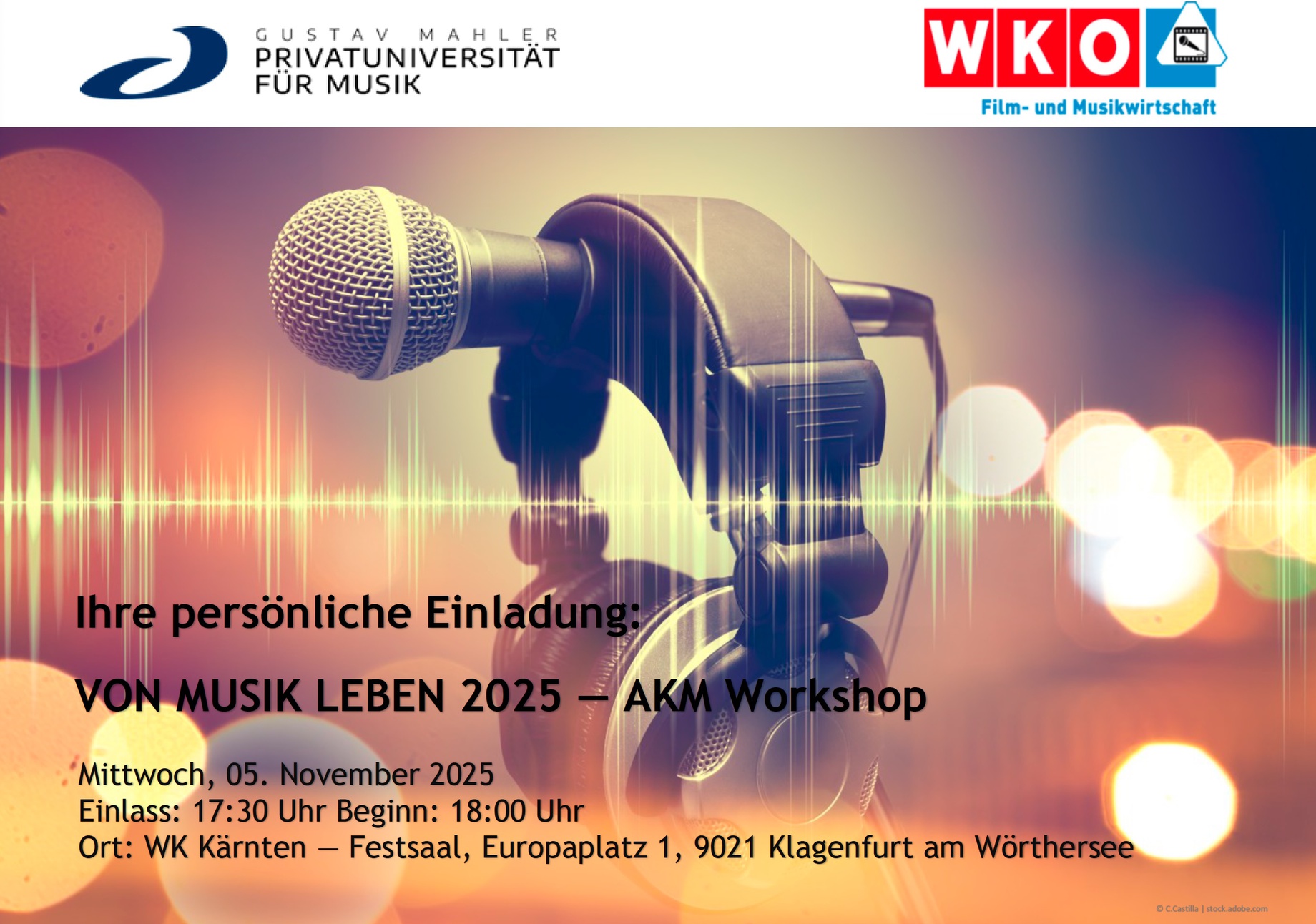 VON MUSIK LEBEN 2025 — AKM Workshop